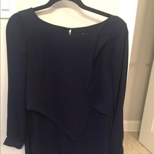 WHBM long sleeved blouse.